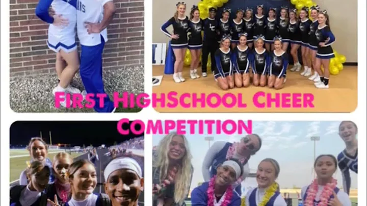 First Highschool Cheer Competition Ever!! #grwm #c...