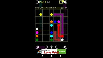 Flow #126: Regular Pack 9x9   level 6