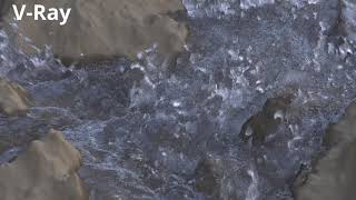 River simulation by Houdini