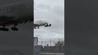 A380 landing in London , Heathrow 🤩