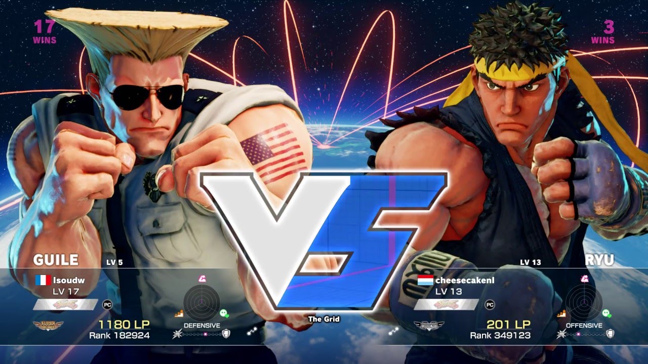 Street Fighter 5 Ranked Guile vs Ryu - YouTube