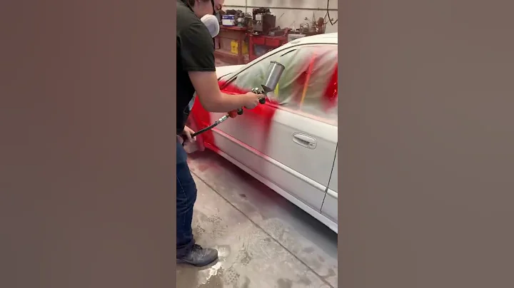 First time actually painting