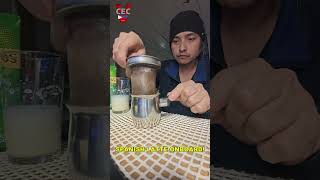 SPANISH LATTE - Making my DIY spanish latte for evening chill #shorts #shortsviral #coffee