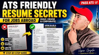 Cruise Ship Resume 2026 | ATS Resume That Gets Interviews screenshot 3