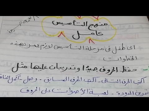 أقوي كورس للتأسيس من الصفر الخطوات الصحيحة في تأسيس القراءة والكتابة مفيد جدا لكل أم أو معلمة جديدة