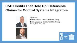 R&D Credits That Hold Up: Defensible Claims for Control Systems Integrators