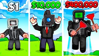 Unlocking The Most Expensive Cameraman In Roblox Skibi World