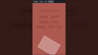 CSS Modal Animation