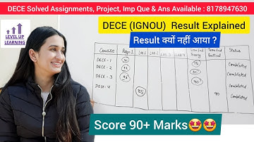 DECE Result explained Level Up Learning Simran Gumber