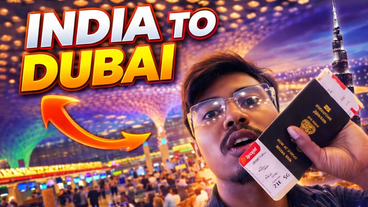 Mera Pehla Dubai Ka Safar ✈️ India to UAE Complete Travel Vlog 2026