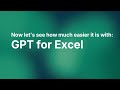 GPT for Excel vs =COPILOT() for Market Research