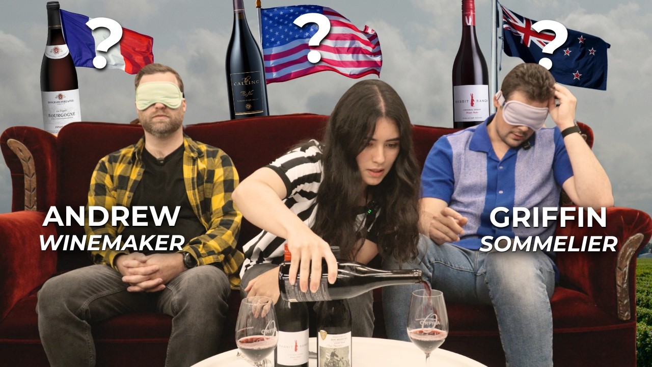 A Winemaker & Sommelier Try To Guess The Country of 3 Pinot Noirs