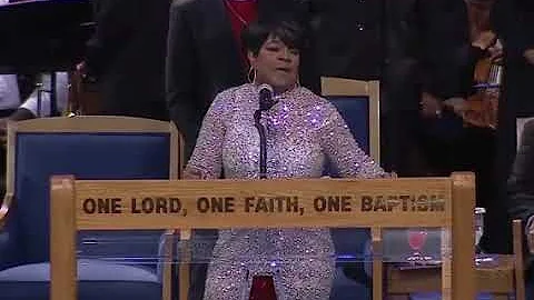 Shirley Caesar at Aretha Franklin's Funeral