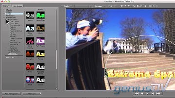 Avid Media Composer NewBlue 3D Title Tool