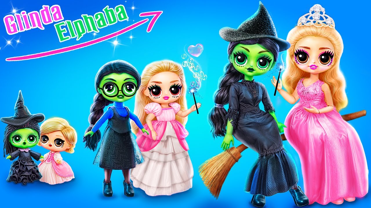 Wicked: Sisters Glinda and Elphaba Growing Up! 25 Magical DIYs