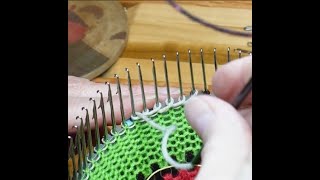 Circular Sock Machine E Wrap Cast-On