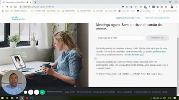 Como iniciar uma reunião no Webex?