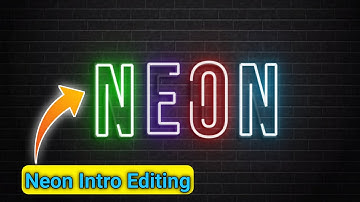 Intro Neon Text Animation In Kinemaster || Kinemaster Editing Tutorial || In mobile ||AK Tech Info