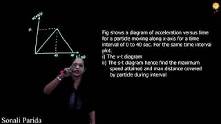 Kinematics of particles- rectilinear motion (motion curves) | problem 1 | Engineering Mechanics