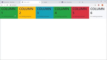 Bootstrap 4 Tutorial - 5 - Grid System
