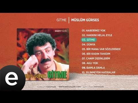 Müslüm Gürses - Gitme (Official Audio)