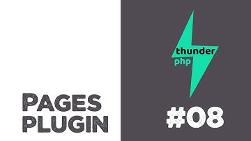 Pages plugin for thunderPHP Framework #08 | Loading pages | Quick programming tutorial