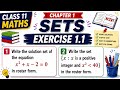 Example 1 & 2 Explained । SETS Exercise 1.1 | Class 11 Mathematics | NCERT