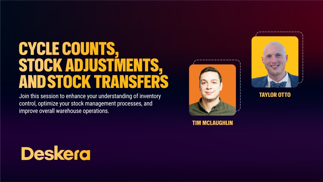 Cycle Counts, Stock Adjustments, and Stock Transfers