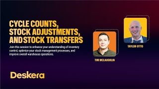 Cycle Counts, Stock Adjustments, and Stock Transfers