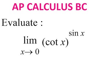 AP CALCULUS BC (Indeterminate Forms and L