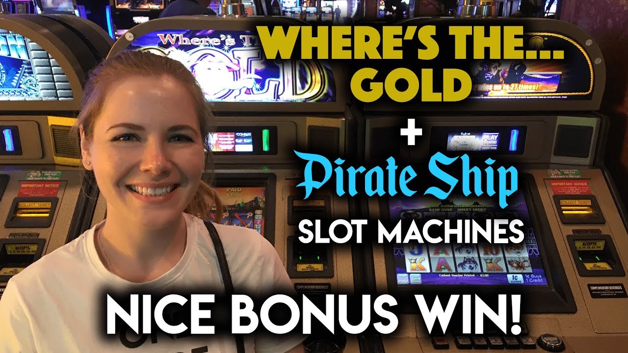 Max Bet! Nice BONUS Win on Wheres the GOLD! Slot Machine!