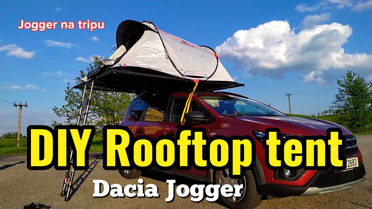 DIY rooftop tent, Dacia Jogger camper, Výroba autostanu, Jogger na tripu