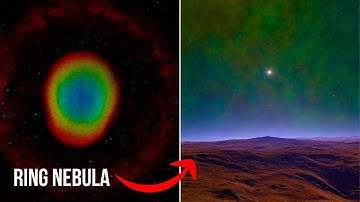 View From The Surface of Planet INSIDE a Nebula | Simulation