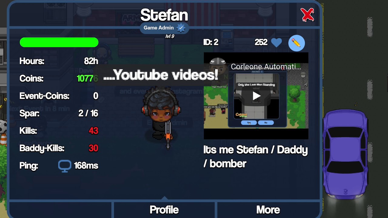 Corleone Online: Profile status is free 😁