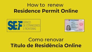 How to renew Residence Permit Online [Easy and Complete Explanation | HD]