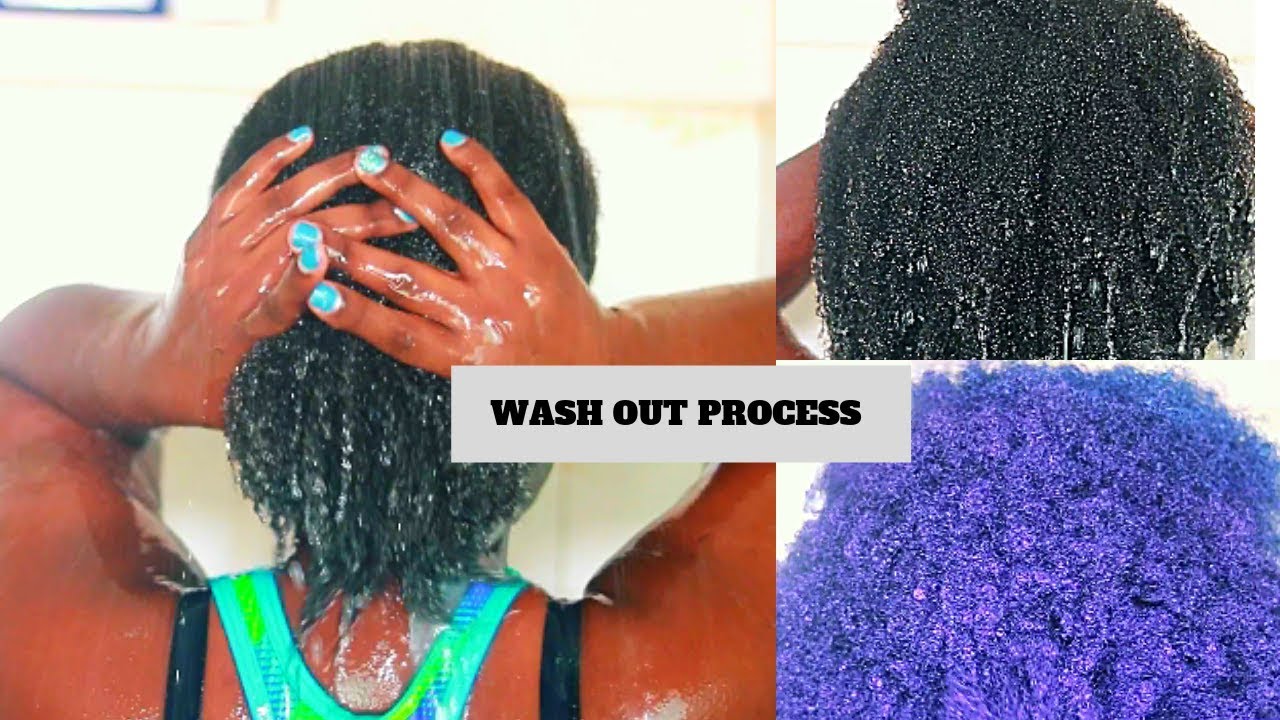 HOW TO WASH TEMPORARY HAIR PAINT WAX WASH OUT DID IT STAIN MY NATURAL