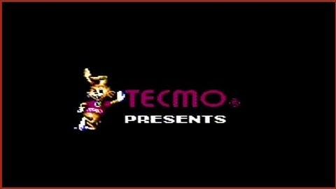 Tecmo Logo: Tecmo Super Bowl Intro