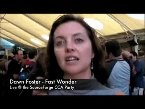 Dawn Foster Live From the SourceForge CCA Party