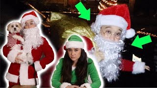 BEING SANTA CLAUS FOR 24 HOURS WITH FRANNY! *WE BROKE INTO THE BOYS HOUSE*