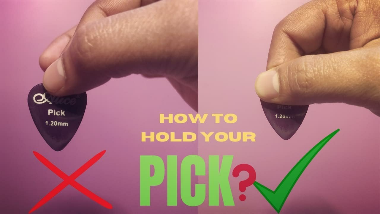 How to Hold Guitar Pick PerfectlyBeginner's lesson YouTube