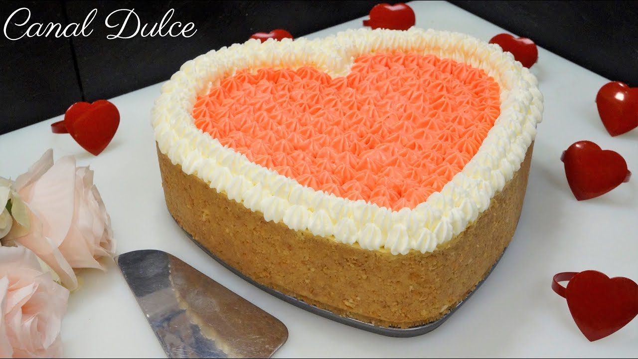 ESPECIAL DÍA DE LOS ENAMORADOS TARTA DE NATILLAS SAN VALENTIN SIN HORNO