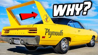 Почему Plymouth Roadrunner Superbird такой странный?!