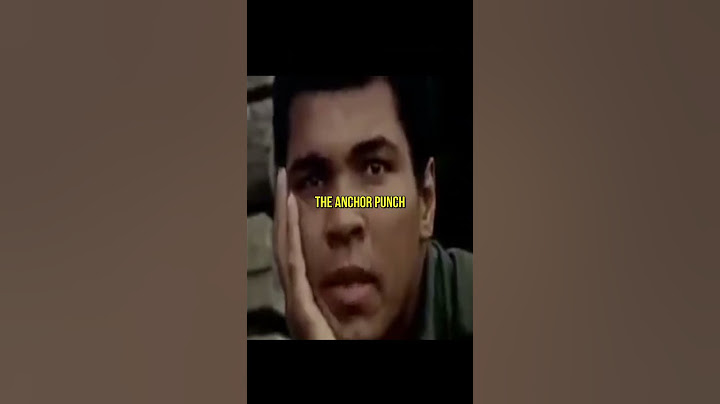 Muhammad Ali Explain His Anchor Punch | Muhammad Ali Vs Sonny Liston 2