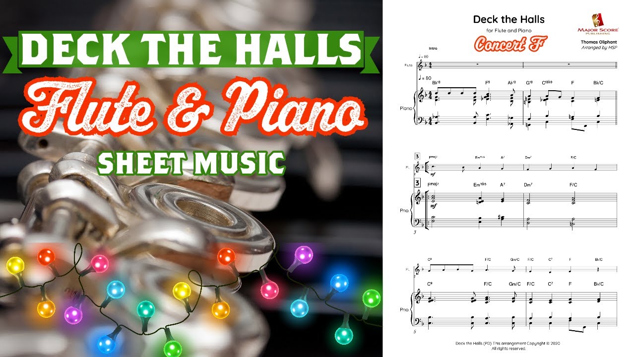 Deck the Halls C major Sheet music for Piano (Solo) Easy