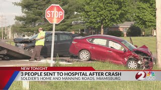 3 Hospitalized In Miamisburg Crash On Saturday