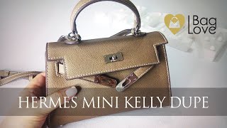 The Best Hermes Mini Kelly Dupe You'll Ever Find - The Brunette Nomad