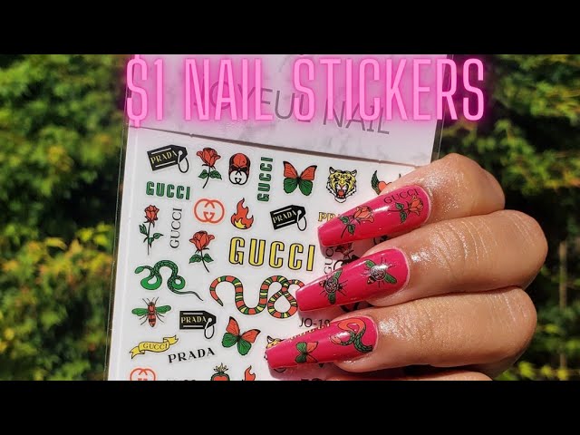 NAIL STICKER Brands Name, GUCCI & Mickey Mouse #JO-1500 - TDI, Inc