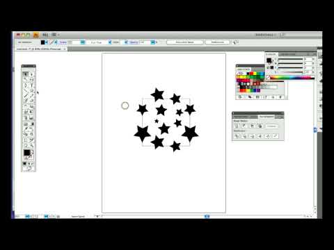 making a seemless pattern swatch in illustrator - YouTube