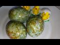 Как покрасить яйца к Пасхе. / How to paint eggs for Easter.