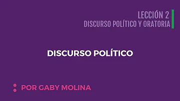 ¿Qué género discursivo es un discurso politico?